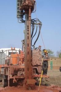 Drilling at the Bible school